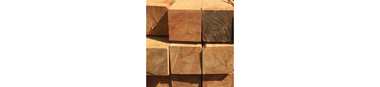 Обрезной брус из лиственницы 100x100x6000 мм