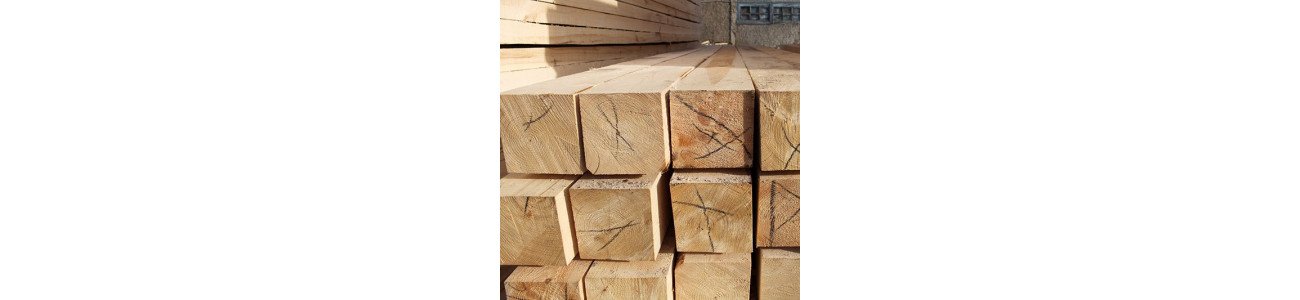 Обрезной брус из лиственницы 150x150x6000 мм