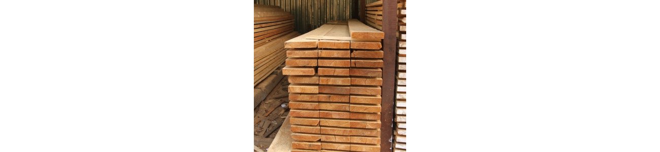 Обрезная доска из лиственницы 25x150x6000 мм