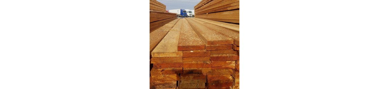 Обрезная доска из лиственницы 25x200x6000 мм