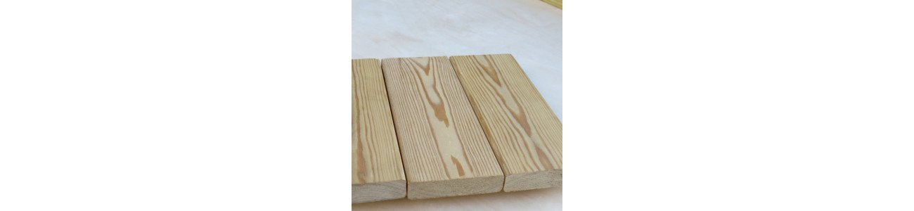 Палубная доска из лиственницы класс С 35x140x3000 мм
