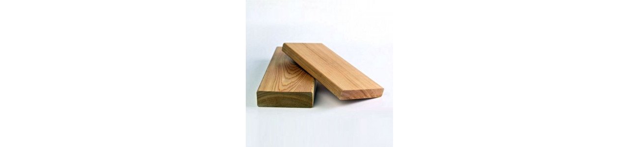 Палубная доска из лиственницы класс Экстра 28x120x5000 мм