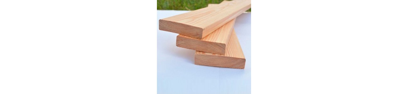 Палубная доска из лиственницы класс С 35x140x3000 мм