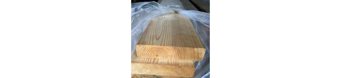 Палубная доска из лиственницы класс С 35x140x3000 мм