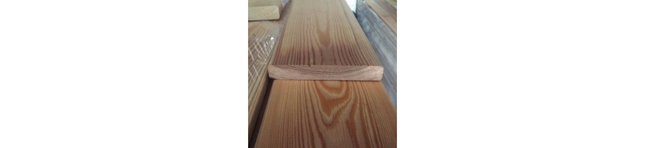 Планкен из лиственницы Прямой класс С 20x140x3000 мм