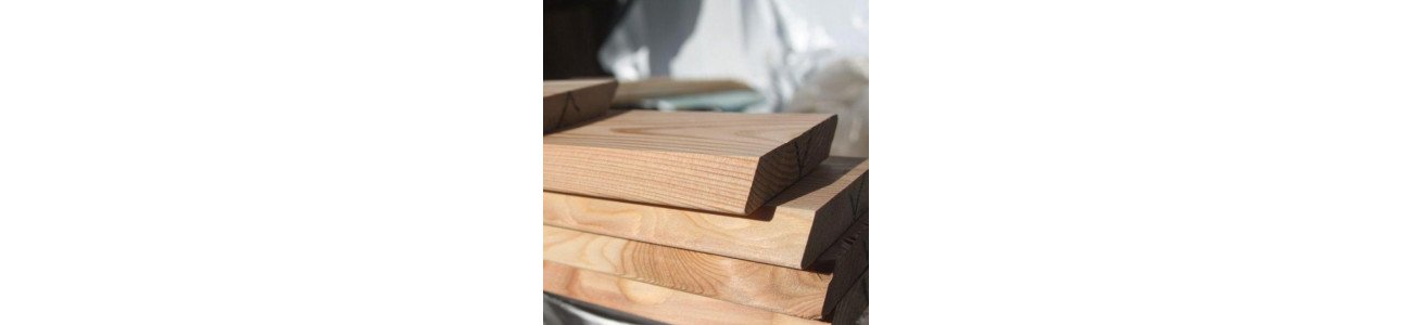 Планкен из лиственницы Скошенный класс С 20x190x3000 мм