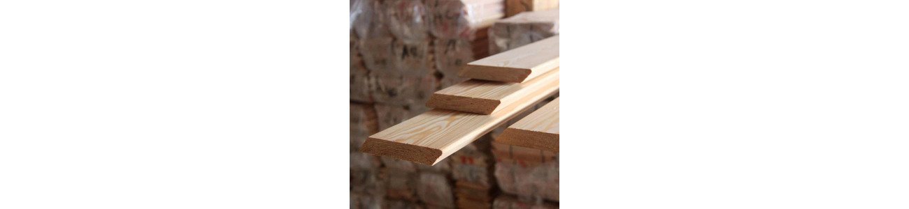 Планкен из лиственницы Скошенный класс Экстра 20x120x3000 мм