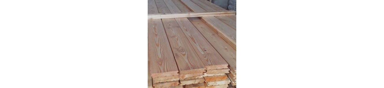Половая доска из лиственницы класс С 28x140x4000 мм