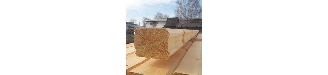 Профилированный брус из лиственницы 150x200x6000 мм