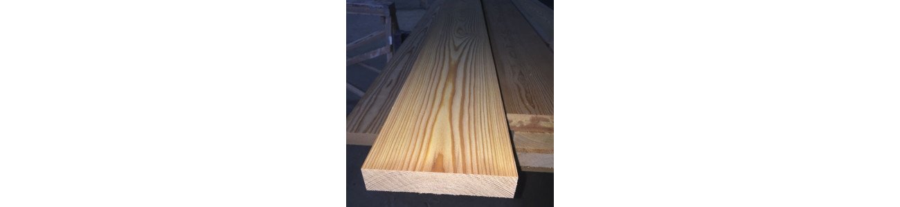 Строганная доска из лиственницы 40x100x6000 мм