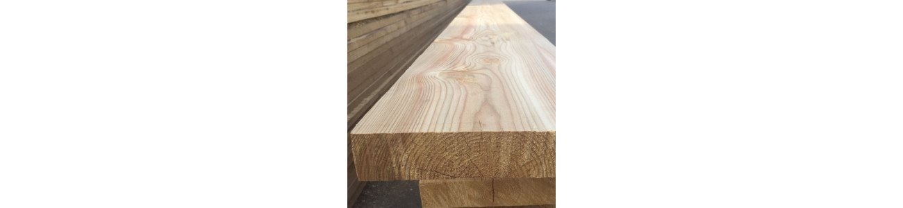 Строганная доска из лиственницы 50x200x6000 мм